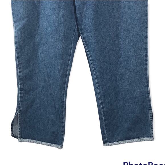 Vintage Tommy Hilfiger High Waist Metal Tag Mom Jeans Capri Size 10 - Picture 6 of 14